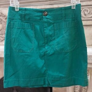 Maeve Anthropologie Green Straight Pencil Style Skirt Size Medium